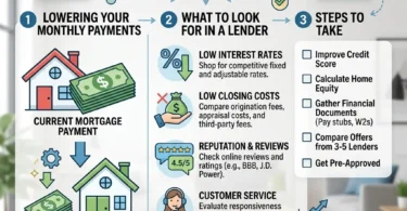 Best Mortgage Refinance Lenders for Lower Monthly Payments