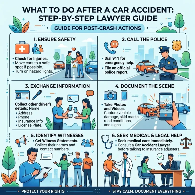 Car Accident Lawyer Guide: What to Do After a Crash