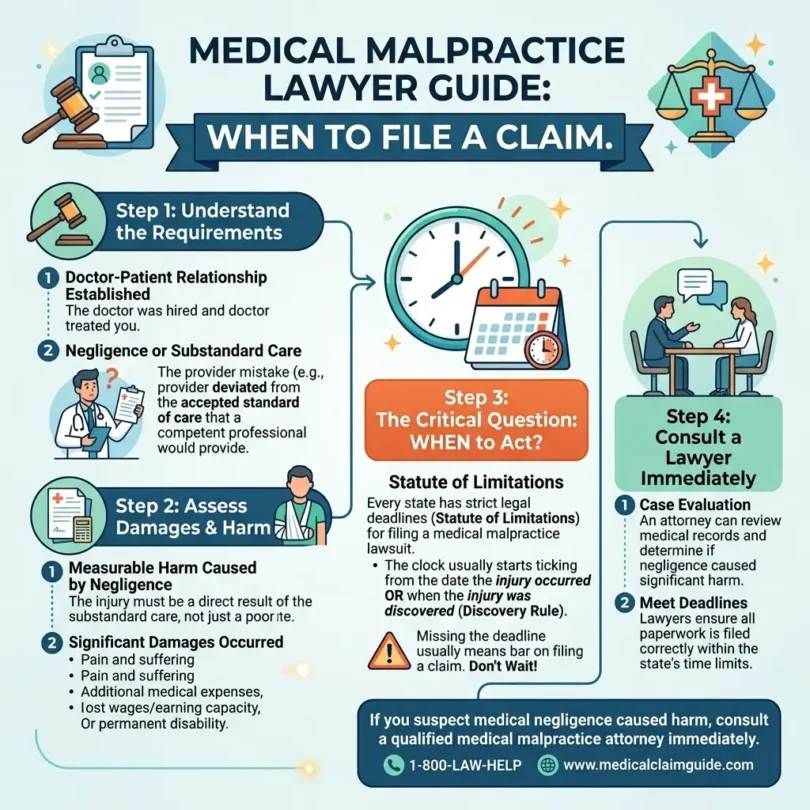 Medical Malpractice Lawyer Guide: When to File a Claim